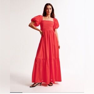 A&F Emerson Drama Bow Maxi Dress - M